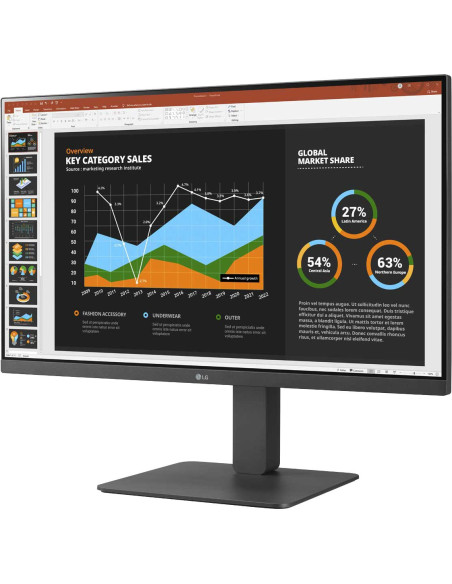 Lg 27Br550Y-C.aeu Monitor Komputerowy 68,6 Cm (27") 1920 X 1080 Px Full Hd Led Szary