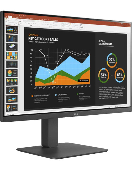 Lg 27Br550Y-C.aeu Monitor Komputerowy 68,6 Cm (27") 1920 X 1080 Px Full Hd Led Szary