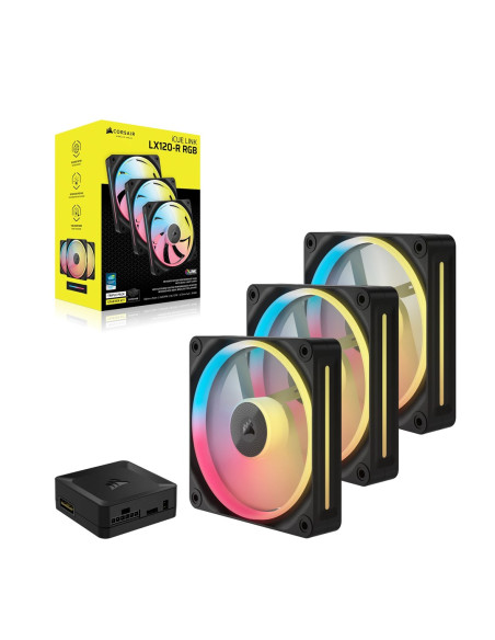 Wentylator Corsair 120*120*25 Lx120-R Rgb Icue Link Triple