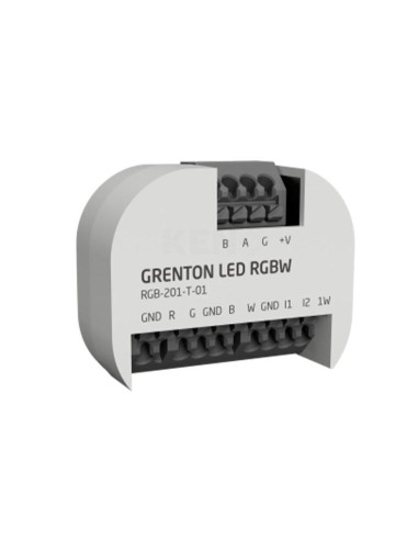Grenton Moduł Ściemniający Led Rgbw/ 1-Wire/ Wejścia Cyfrowe (2 Wej.)/ Dopuszkowy/ Tf-Bus
