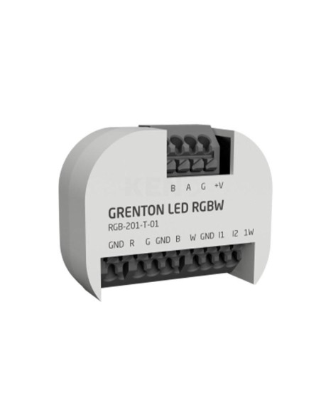 Grenton Moduł Ściemniający Led Rgbw/ 1-Wire/ Wejścia Cyfrowe (2 Wej.)/ Dopuszkowy/ Tf-Bus