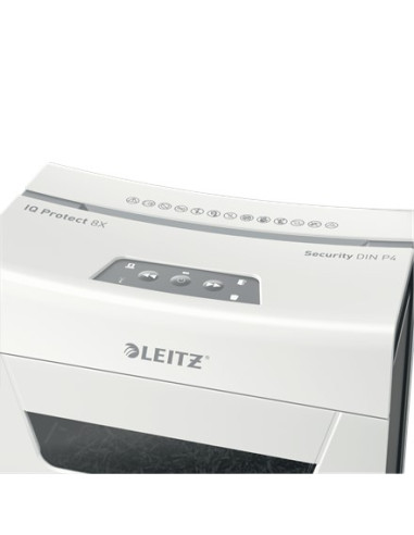 Leitz Niszczarka Iq Protect Premium 8X, P4, 8 Kartek, 14 L Kosz