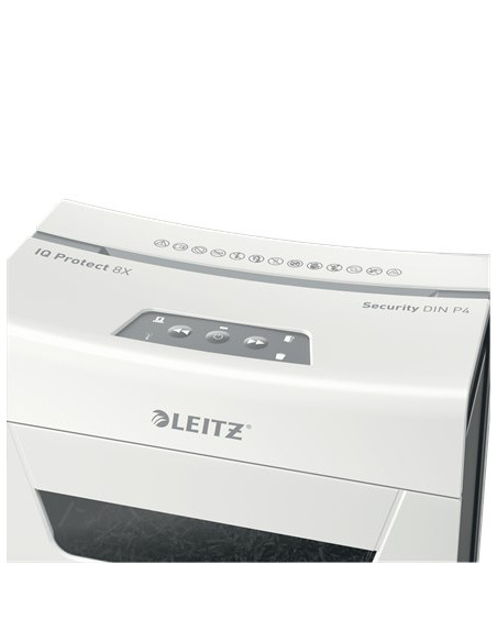 Leitz Niszczarka Iq Protect Premium 8X, P4, 8 Kartek, 14 L Kosz