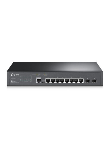 Tp-Link Jetstream Tl-Sg3210 Łącza Sieciowe Zarządzany L2/L3 Gigabit Ethernet (10/100/1000) 1U Czarny