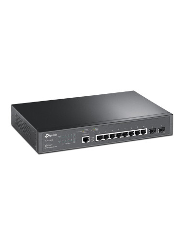 Tp-Link Jetstream Tl-Sg3210 Łącza Sieciowe Zarządzany L2/L3 Gigabit Ethernet (10/100/1000) 1U Czarny