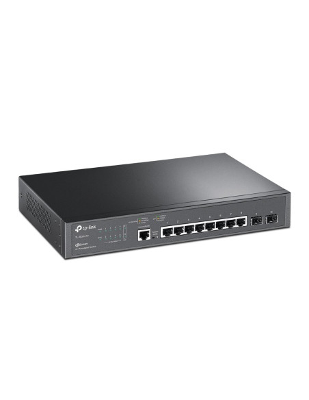 Tp-Link Jetstream Tl-Sg3210 Łącza Sieciowe Zarządzany L2/L3 Gigabit Ethernet (10/100/1000) 1U Czarny