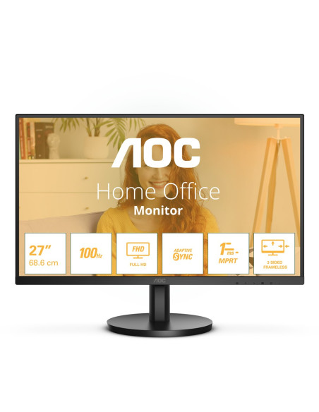 Aoc B3 27B3Hma2 Led Display 68,6 Cm (27") 1920 X 1080 Px Full Hd Lcd Czarny