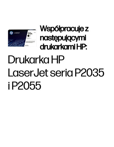 Hp 05A Oryginalny Wkład Z Czarnym Tonerem Laserjet