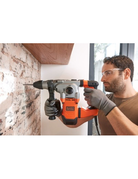 Black & Decker Behs03K 900 Rpm Sds Plus Czarny, Pomarańczowy