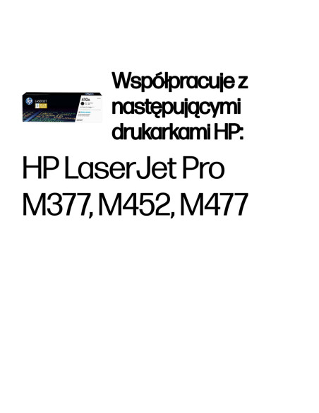 Hp 410A Oryginalny Wkład Z Czarnym Tonerem Laserjet