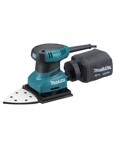 Makita Bo4565K Przenośna Szlifierka Szlifierka Orbitalna Czarny, Turkusowy 14000 Opm 200 W