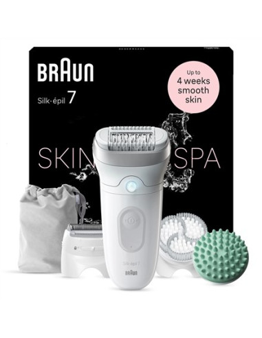 Depilator Braun Silk-Épil 7 7-081 Depilatos 40 Pęset(Y) Biały