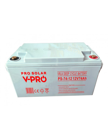 Volt Akumulator Volt Polska Deep Cycle Vpro Solar 12V 74Ah Vrla Bezobsługowy