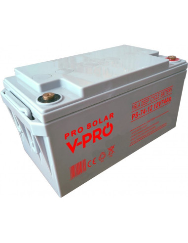 Volt Akumulator Volt Polska Deep Cycle Vpro Solar 12V 74Ah Vrla Bezobsługowy