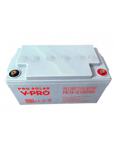 Volt Akumulator Volt Polska Deep Cycle Vpro Solar 12V 74Ah Vrla Bezobsługowy