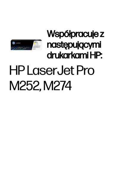 Toner Cartridge 201A Yellow/.