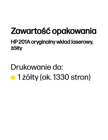 Toner Cartridge 201A Yellow/.