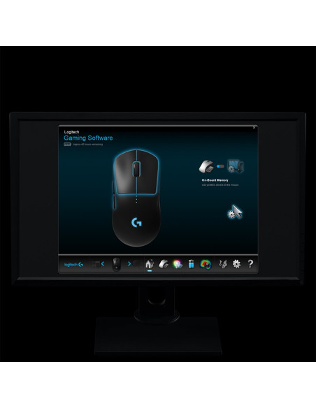 Logitech G Pro Wireless Myszka Gaming Oburęczny Rf Wireless Optyczny 25600 Dpi