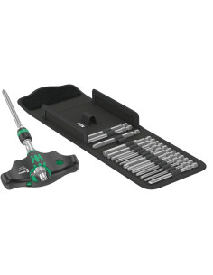 Wera Zestaw Końcówek Z Grzechotką Typu T 1/4" 17 Części W Etui Kraftform Kompakt 400 Ra Set1