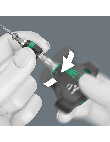 Wera Zestaw Końcówek Z Grzechotką Typu T 1/4" 17 Części W Etui Kraftform Kompakt 400 Ra Set1