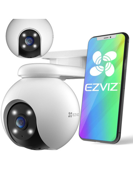 Kamera Ip Obrotowa Wi-Fi Ezviz H8 Pro 2K 3Mp Indoor & Outdoor 2304X1296 Wall/Pole