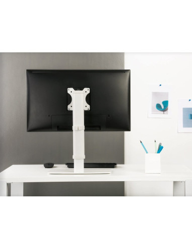 Techly Ica-Lcd 260 Uchwyt / Stojak Do Monitorów 68,6 Cm (27") Biurko Biały