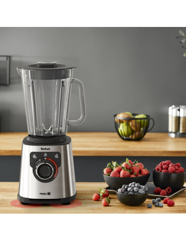 Tefal Perfectmix+ Bl871D 1,5 L Blender Stołowy 1200 W Stal Nierdzewna, Szary