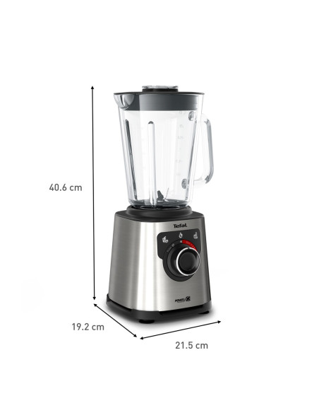 Tefal Perfectmix+ Bl871D 1,5 L Blender Stołowy 1200 W Stal Nierdzewna, Szary