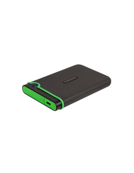 Transcend Storejet 25M3C Zewnętrzny Dysk Twarde 2 Tb 2.5" Usb Type-C 3.2 Gen 1 (3.1 Gen 1) Czarny, Zielony