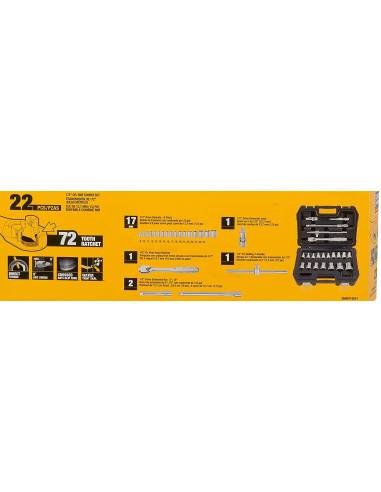 22 El. Zestaw Nasadek 1/2"