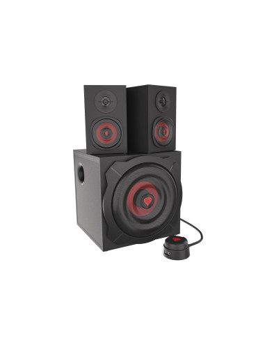 Genesis Helium 610Bt Zestaw Głośników 60 W Pc/Laptop Czarny, Czerwony 2.1 Kan. 2-Drożny 30 W Bluetooth