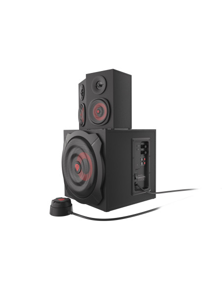 Genesis Helium 610Bt Zestaw Głośników 60 W Pc/Laptop Czarny, Czerwony 2.1 Kan. 2-Drożny 30 W Bluetooth