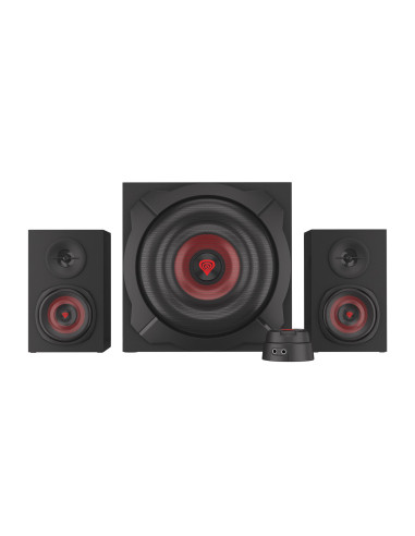 Genesis Helium 610Bt Zestaw Głośników 60 W Pc/Laptop Czarny, Czerwony 2.1 Kan. 2-Drożny 30 W Bluetooth