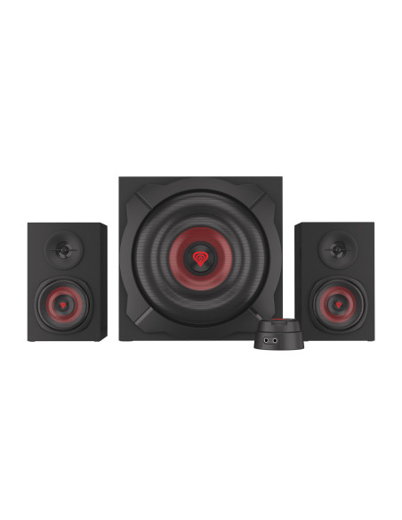 Genesis Helium 610Bt Zestaw Głośników 60 W Pc/Laptop Czarny, Czerwony 2.1 Kan. 2-Drożny 30 W Bluetooth