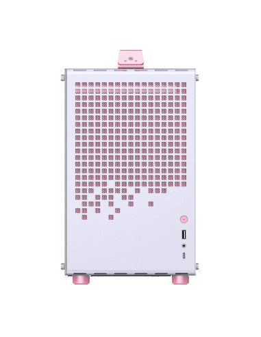 Obudowa Jonsplus Matx Handle Case Z20 - Biało-Różowa