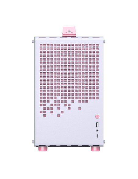 Obudowa Jonsplus Matx Handle Case Z20 - Biało-Różowa