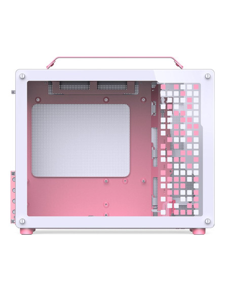 Obudowa Jonsplus Matx Handle Case Z20 - Biało-Różowa