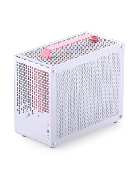 Obudowa Jonsplus Matx Handle Case Z20 - Biało-Różowa