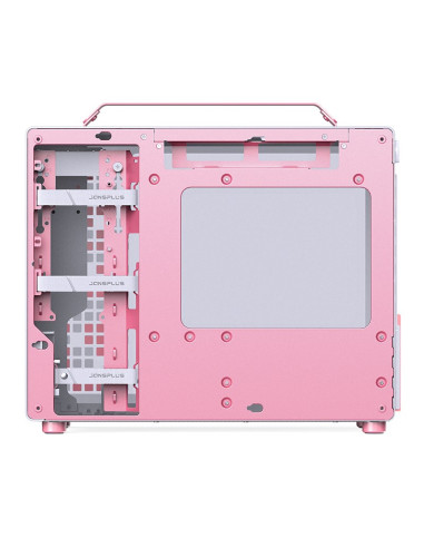 Obudowa Jonsplus Matx Handle Case Z20 - Biało-Różowa