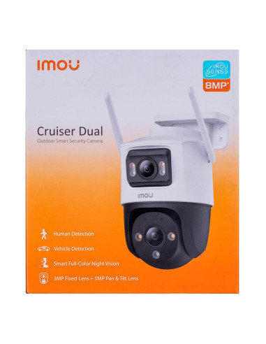 Kam. Ip Imou Cruiser Dual 3Mp Ipc-S7Xp-8M0Wed-0360B