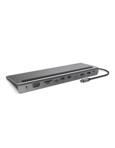 Hub Belkin Connect Usb-C 11-In-1 Multiport Dock 1X4K Hdmi/1Xdisplayport/1Xvga/3Xusb-A/1Xusb-C Pd/1Xrj45 Gigabit/1Xsd Card Reader