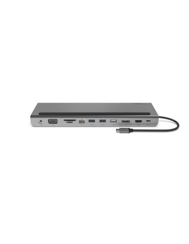 Hub Belkin Connect Usb-C 11-In-1 Multiport Dock 1X4K Hdmi/1Xdisplayport/1Xvga/3Xusb-A/1Xusb-C Pd/1Xrj45 Gigabit/1Xsd Card Reader