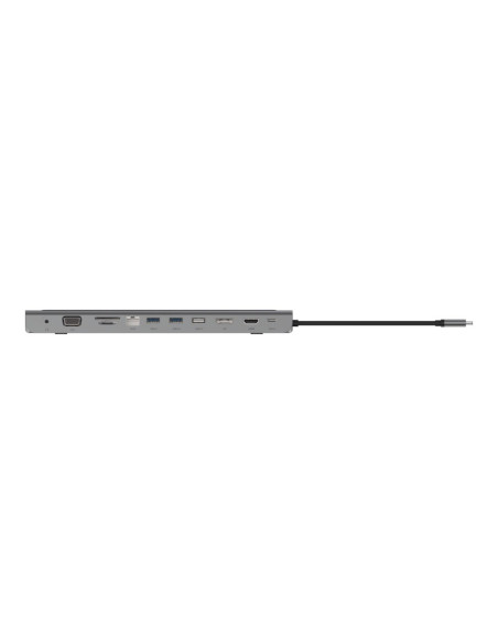 Hub Belkin Connect Usb-C 11-In-1 Multiport Dock 1X4K Hdmi/1Xdisplayport/1Xvga/3Xusb-A/1Xusb-C Pd/1Xrj45 Gigabit/1Xsd Card Reader