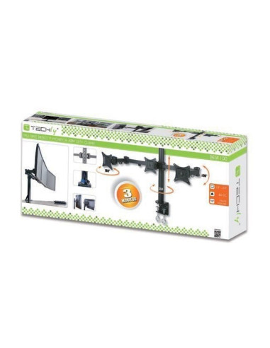 Techly Ica-Lcd 482-T Uchwyt / Stojak Do Monitorów 61 Cm (24") Biurko Czarny