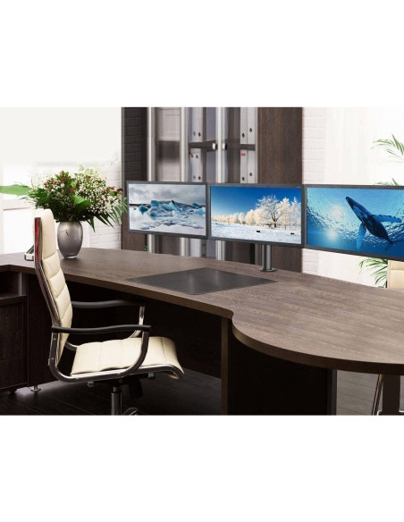 Techly Ica-Lcd 482-T Uchwyt / Stojak Do Monitorów 61 Cm (24") Biurko Czarny