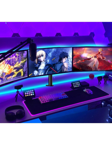 Techly Ica-Lcd 482-T Uchwyt / Stojak Do Monitorów 61 Cm (24") Biurko Czarny