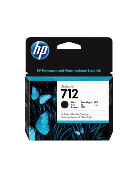 Hp Czarny Wkład Atramentowy 712 Designjet 80 Ml