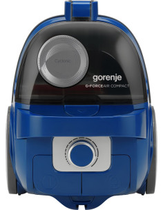 Odkurzacz Gorenje Vcea01Gacbucy Bezworkowy, Moc 800 W, Pojemność Kurzu 2.2 L, Kolor Niebieski