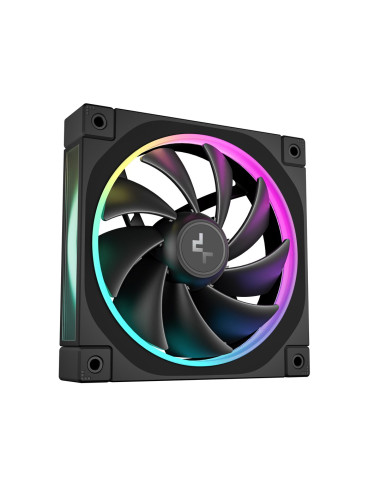 Deepcool Fl12-3 In 1 Obudowa Komputera Wentylator 12 Cm Czarny 3 Szt.