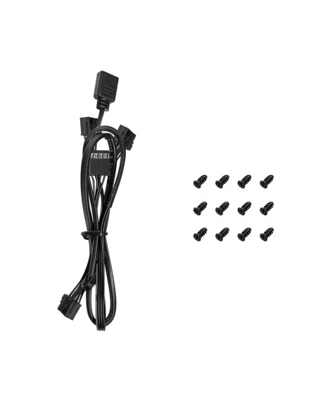 Deepcool Fl12-3 In 1 Obudowa Komputera Wentylator 12 Cm Czarny 3 Szt.